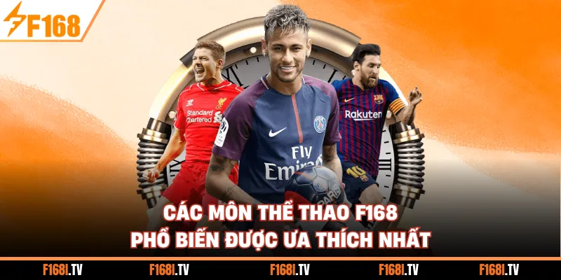 Các môn thể thao F168 phổ biến được ưa thích nhất